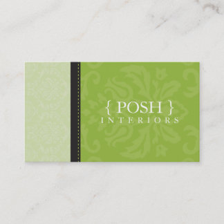 CARTE DE VISITE :: divinement damask L 4