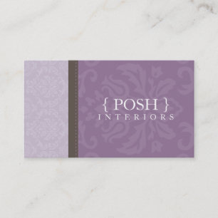 CARTE DE VISITE :: divinement damask L 5
