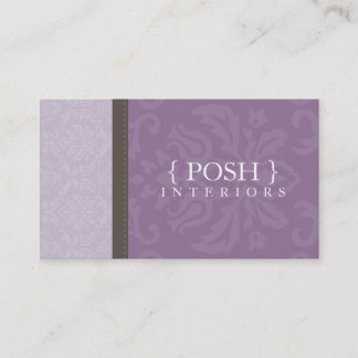 CARTE DE VISITE :: divinement damask L 5