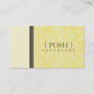CARTE DE VISITE :: divinement damask L 8
