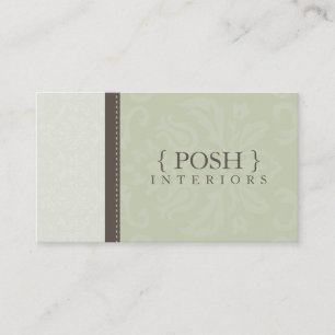 CARTE DE VISITE :: divinement damask L 9