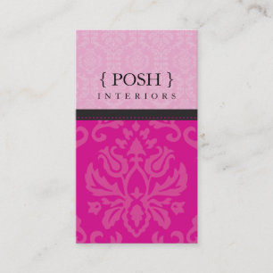 CARTE DE VISITE :: divinement damask P 1