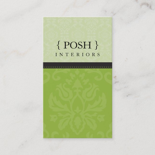 CARTE DE VISITE :: divinement damask P 4 (Devant)