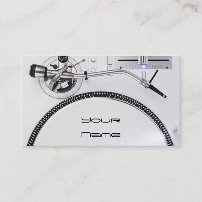 Carte de visite DJ (Devant)