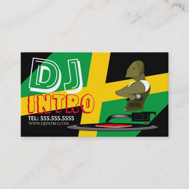 Carte de visite DJ (Devant)