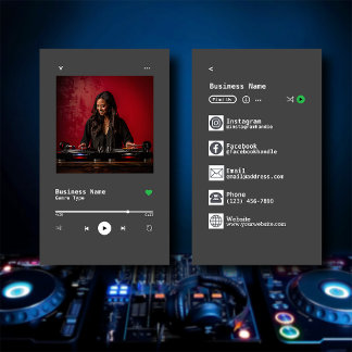 CARTE DE VISITE DJ