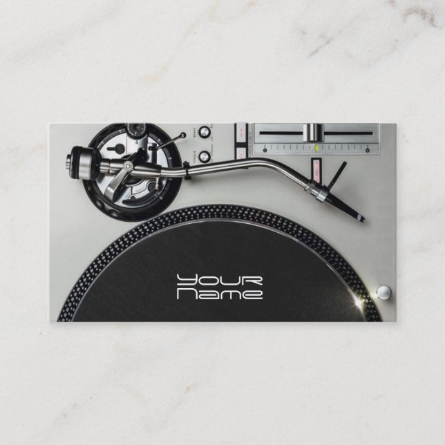 Carte de visite DJ (Devant)