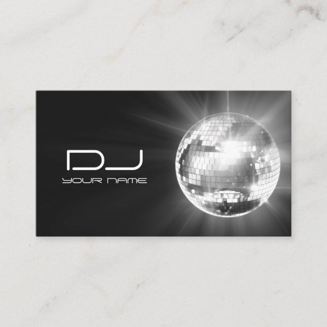 Carte de visite DJ (Devant)