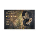 carte de visite dj casque