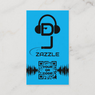 Carte de visite DJ Deejay Disc Jockey