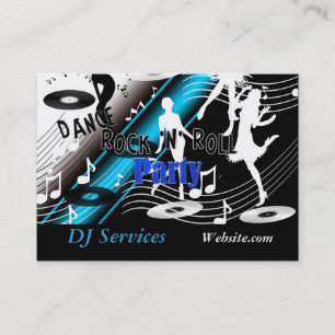 Carte de visite DJ Disc Jockey Musique de danse Fê