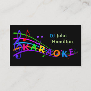 Carte de visite DJ Karaoke