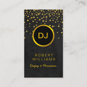 Carte De Visite DJ musicien professionnel professeur de musique Go