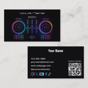 Carte de visite DJ Néo Moderne