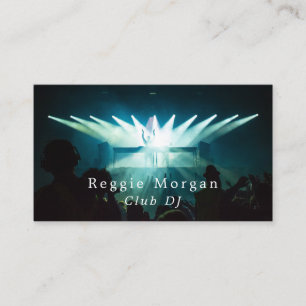 Carte De Visite DJ sur scène, DJ professionnel