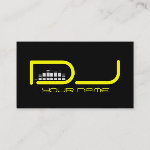 Carte de visite DJ unique