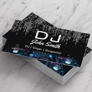 Carte De Visite DJ's Singer Songwriter Modern Music Event