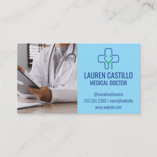 Carte De Visite Docteur en médecine Professionnel de la santé