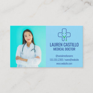 Carte De Visite Docteur Médicale Logo santé hospitalière
