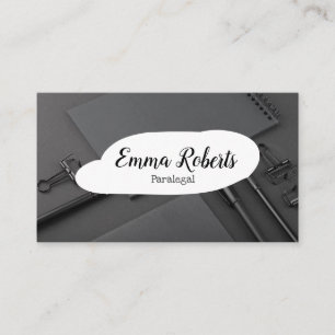 Carte De Visite Documents Pink Law Lawyer Paralegal