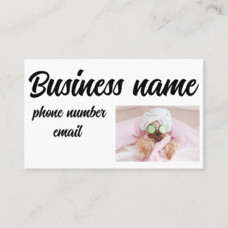 Carte De Visite Dog grooming Spa Business Card