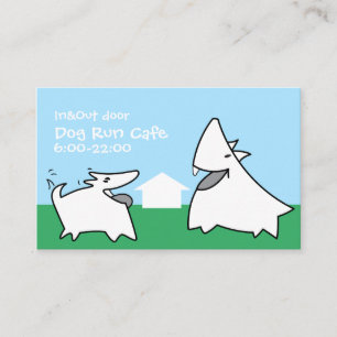 Carte De Visite Dog Run Cafe 2