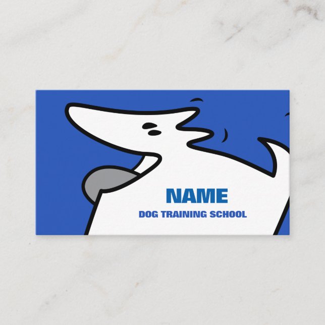 Carte De Visite Dog Training School (Devant)