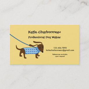 Carte de visite Dog Walker