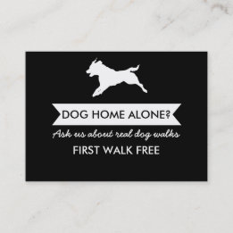 Carte de visite Dog Walker - Personnalisable