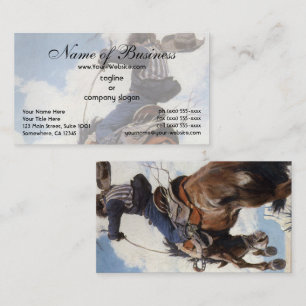 Carte De Visite Domptage par NC Wyeth