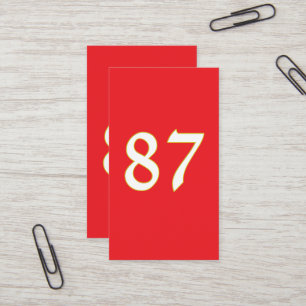 Carte De Visite don drôle pour tous les fans joueur ont le numéro