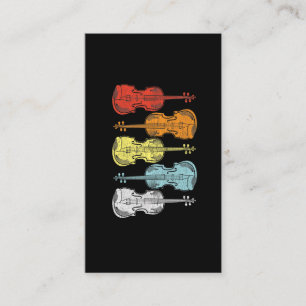 Carte De Visite Don du joueur de instruments à cordes de violon p