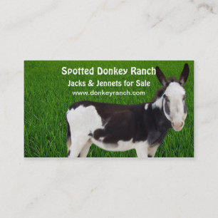Carte de visite Donkey Ranch