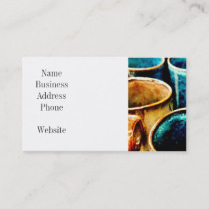 Carte De Visite Dons de café coloré pour les amateurs de café