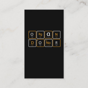 Carte De Visite Dons d'organes Santé Médicale des donneurs de rein