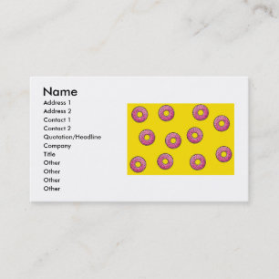 Carte de visite Donuts