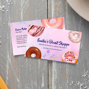 Carte De Visite Donuts et plongeurs Bébé Sprinkle Shoot