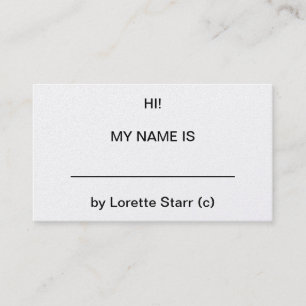 Carte de visite d'OR