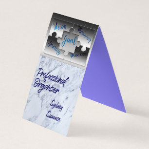 Carte de visite d'organisateur professionnel