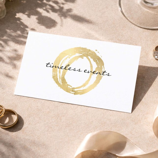 Carte de visite d'organisatrice de mariage Logo do (Créateur téléchargé)