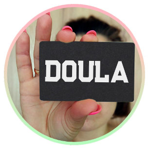 Carte De Visite Doula Midwoman Scannable QR