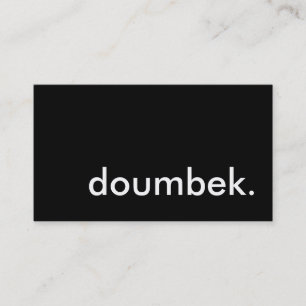 Carte De Visite doumbek