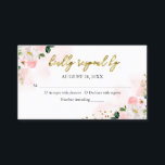 Carte De Visite Douze ans révolus Teinte de rose Fleurs aquarelle<br><div class="desc">Adorable carte de réponse pour une fête d'anniversaire "Sweet sixteen" avec des fleurs rose saumon. Facile à personnaliser avec les photos de votre bébé et votre message. N'hésitez pas à me contacter via le chat si vous avez des questions sur l'œuvre d'art ou si vous avez besoin d'une personnalisation. Consultez...</div>