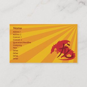Carte De Visite Dragon - affaires