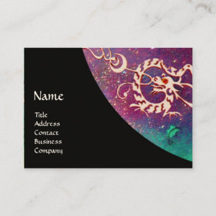 Carte De Visite DRAGON DE MER ROUGE SEAU, Salon de beauté, Spa de