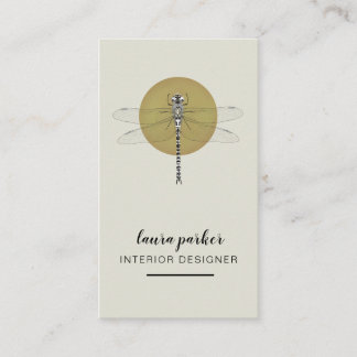 Carte De Visite Dragonfly Creative Designer Nature Consultancy