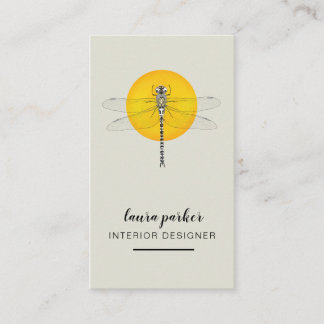 Carte De Visite Dragonfly Creative Designer Nature Consultancy