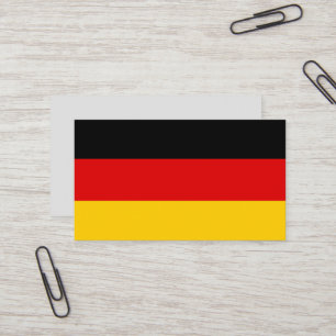 Carte De Visite Drapeau allemand