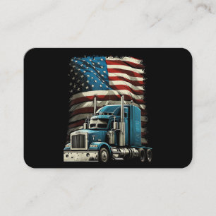 Carte De Visite Drapeau américain de camionnette pour voiture patr