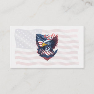 Carte De Visite Drapeau d'aigle professionnel pour militaires et f